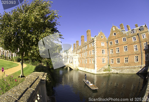 Image of Universityof Cambridge, St John's college with whispering bridge