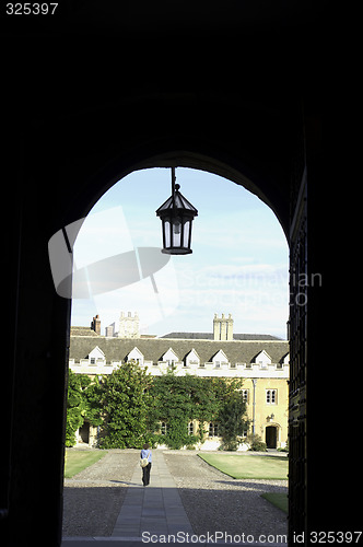 Image of University of Cambridge, Trinity college courtyard