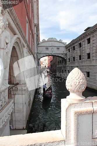 Image of Narrow canal in Venice