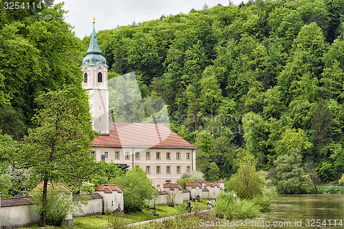 Image of famous monastery Weltenburg 