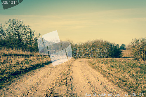 Image of Dirt track in retro colors