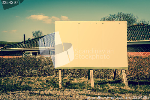 Image of Billboard sign at a resident