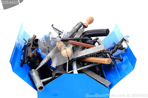Image of mechanical tools in the box