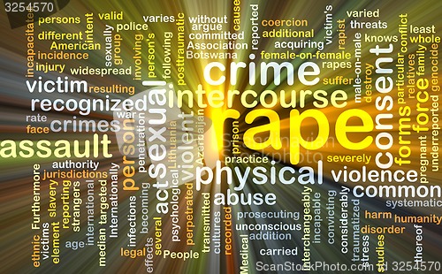 Image of Rape background concept glowing