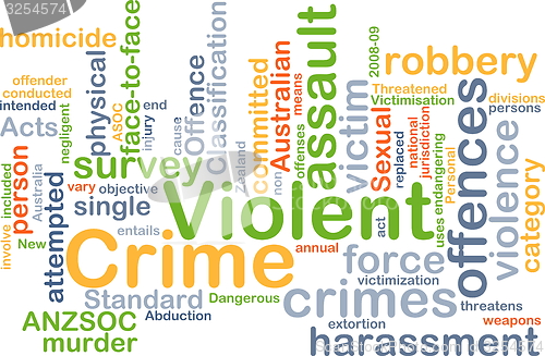 Image of Violent crime background concept