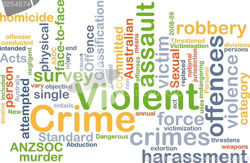 Image of Violent crime background concept