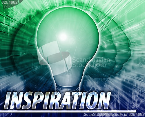 Image of Inspiration Abstract concept digital illustration