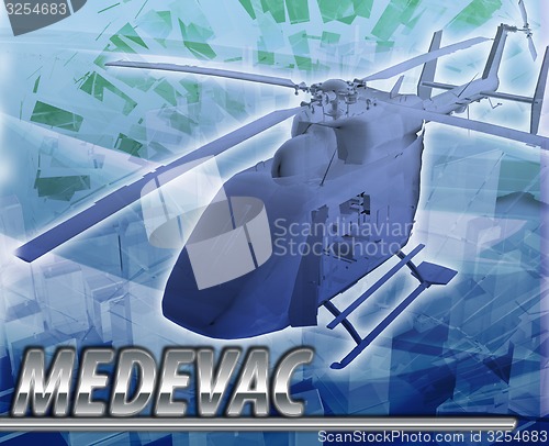 Image of Medevac Abstract concept digital illustration