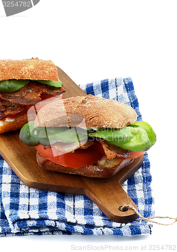 Image of Ciabatta Bacon Sandwiches