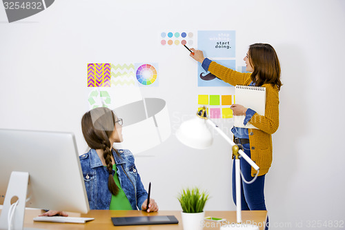 Image of Casual businesswomen