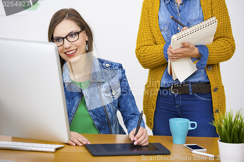 Image of Casual businesswomen