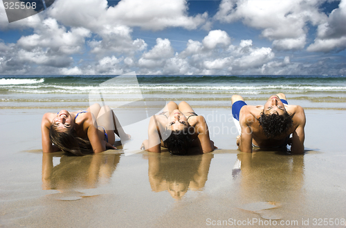 Image of Friends on the beach