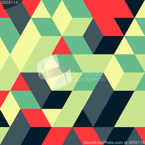 Image of Abstract geometrical 3d background. 