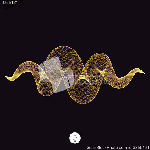 Image of Spiral. 3d vector illustration. 