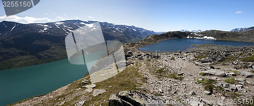 Image of Besseggen Ridge in Jotunheimen National Park, Norway