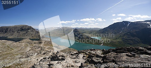 Image of Besseggen Ridge in Jotunheimen National Park, Norway