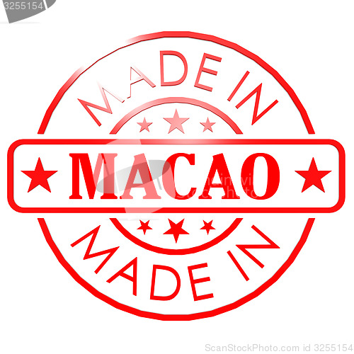 Image of Made in Macao red seal