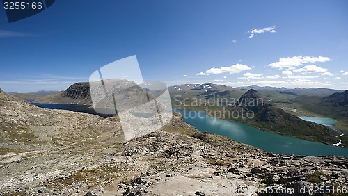 Image of Besseggen Ridge in Jotunheimen National Park, Norway