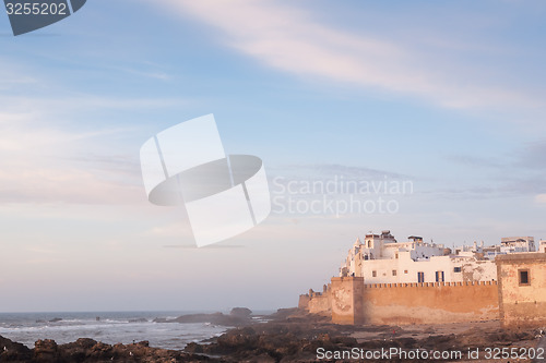 Image of ESSAOUIRA, MOROCCO -  town of Essaouira circa.  fortress