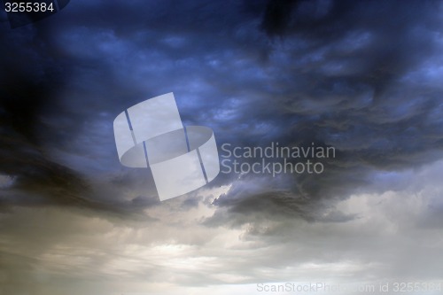 Image of storm-clouds before rain