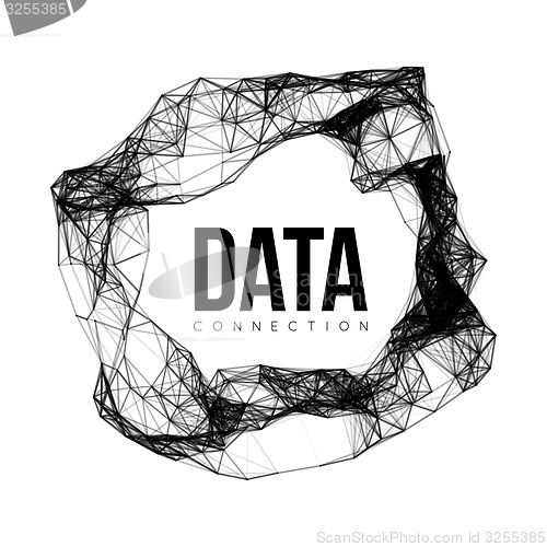 Image of Abstract network connection background