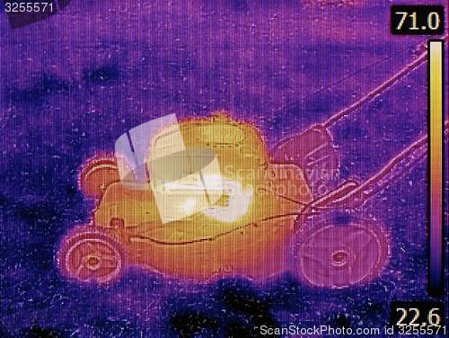 Image of Lawnmower Failure Thermogram