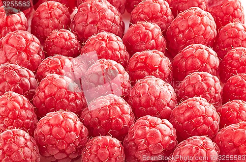 Image of raspberries background