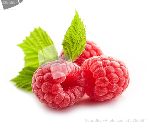 Image of fresh raspberries