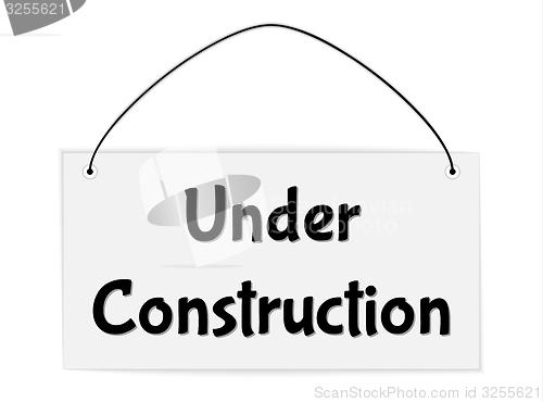 Image of under construction sign