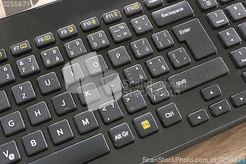 Image of black keyboard