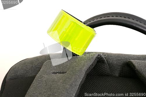 Image of reflective tape and backpack