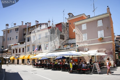 Image of People on restaurant terrace in Rovinj