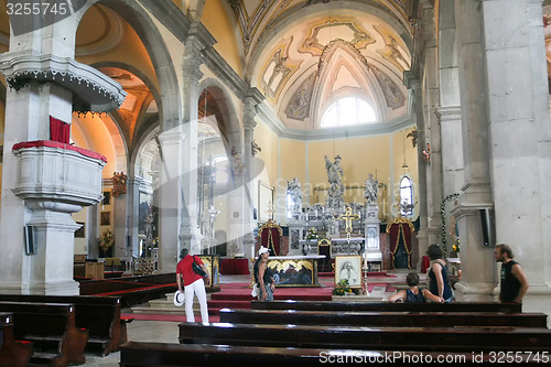 Image of Interior of Saint Euphemia basilica in Rovinj