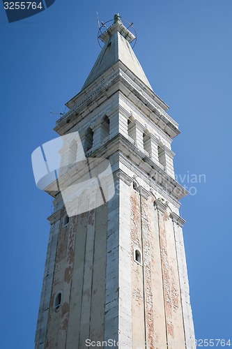 Image of Saint Euphemia bell tower in Rovinj