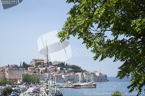 Image of Old town with Saint Eufemia church in Rovinj