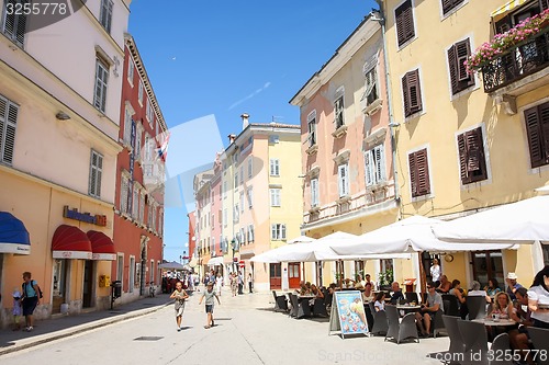 Image of People on street in Rovinj