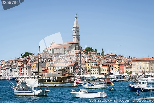 Image of Marina and old city core of Rovinj 