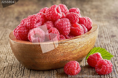 Image of bowl of fresh raspberries