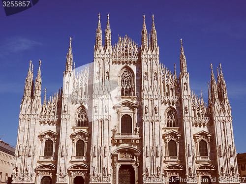 Image of Retro look Milan Cathedral