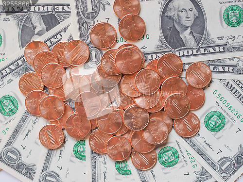 Image of Dollar coins and notes