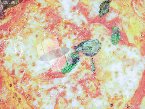 Image of Margherita pizza background