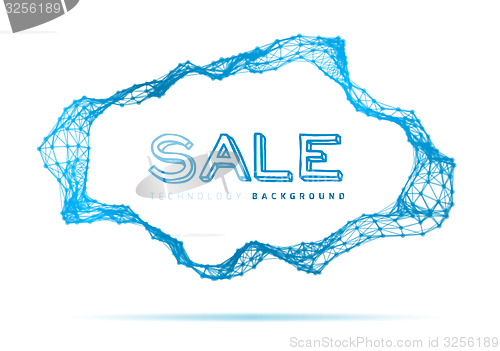 Image of Sale triangle background