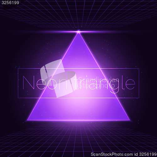 Image of Neon triangle