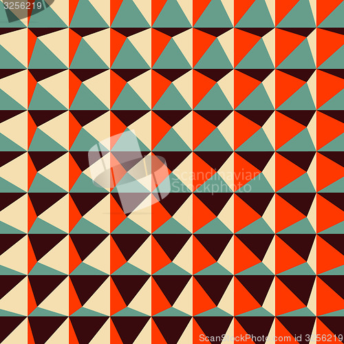 Image of Abstract 3d geometric pattern. Polygonal background. 