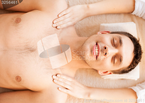 Image of man in spa