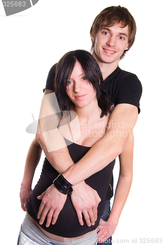 Image of young couple expecting a baby