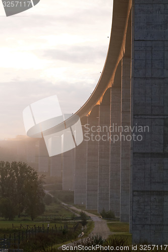 Image of Large highway viaduct ( Hungary)