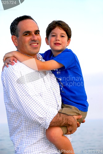 Image of Father son portrait