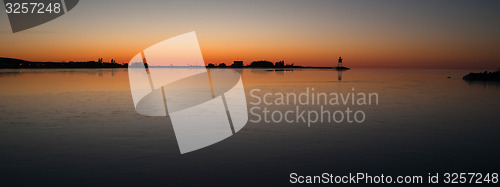 Image of Grand Marais Light Lake Superior Cook County Minnesota USA