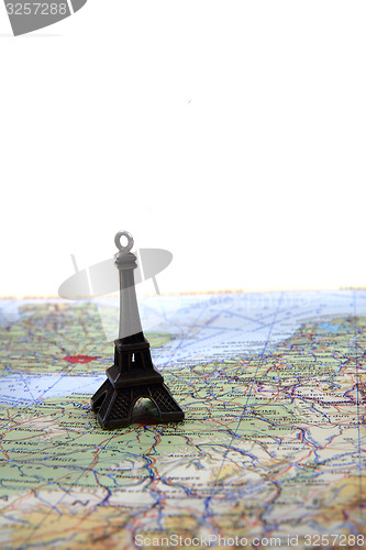 Image of eifell tower map